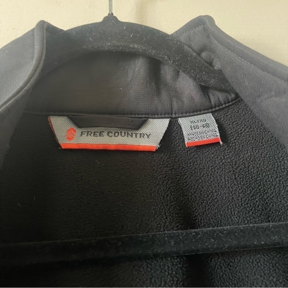 Free Country Water Resistant Zipper Up Fall Winter Jacket Black Color Size XL - Picture 6 of 14